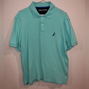 Aqua green Nautica polo!